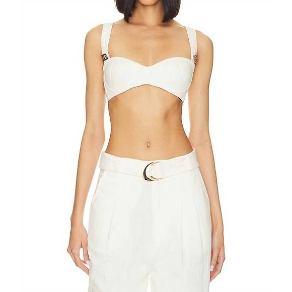 NEW BRONX AND BANCO kasai bralette in cream